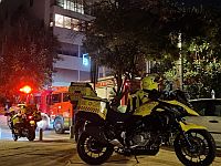 В результате пожара в Тель-Авиве пострадали двое пожилых людей