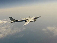 Российский бомбардировщик Ту-95 