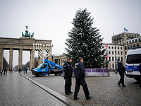 В Берлине эко-активисты спилили верхушку рождественской елки
