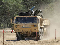 система дистанционного минирования Volcano на базе армейского грузовика M977