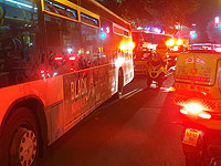 В центре Тель-Авива автобус сбил пешехода, пострадавший в тяжелом состоянии