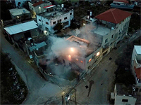 Разрушение в Кафр-Дане дома боевиков, убивших офицера ЦАХАЛа. Видео