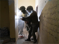 Разрушение в Кафр-Дане дома боевиков, убивших офицера ЦАХАЛа. Видео