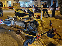 В Петах-Тикве мотоциклист сбил подростка, ехавшего на электрическом самокате