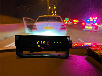 На 40-й трассе задержан 19-летний водитель, ехавший со скоростью 213 км/ч