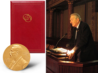 Нобелевская медаль Джорджа Олы выставлена на аукцион