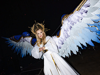"Мисс Вселенная 2022": национальный костюм представительницы Украины – белый ангел с мечом