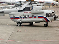 В аэропорту "Внуково" разбился вертолет Ми-8 спецотряда "Россия", который перевозит должностных лиц РФ