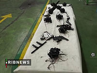 Обломки дронов-камикадзе, представленные иранской стороной