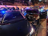 Около Иерусалима задержан угонщик автомобиля, получивший тяжелые травмы