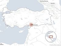 Мощное землетрясение на юге Турции, множество погибших