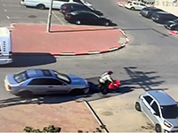 Полиция опубликовала видео ДТП, в ходе которого водитель намеренно сбил велосипедиста