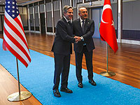 Государственный секретарь США Энтони Блинкен и министр иностранных дел Турции Мевлют Чавушоглу