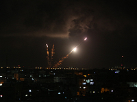 Ракетный обстрел из сектора Газы, большинство ракет перехвачены "Железным куполом"