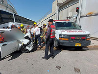 В Иерусалиме автомобиль врезался в стену, тяжело травмирован мужчина