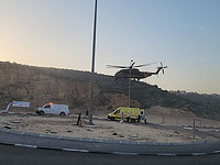 ДТП на 60-м шоссе, пострадавших эвакуируют вертолетом ЦАХАЛа
