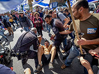 День протеста и помех: блокированные "Бен-Гурион" и "Аялон". Фоторепортаж