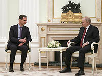 Переговоры Владимира Путина с Башаром Асадом продолжались около трех часов