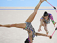 Художественная гимнастика. Этап Кубка мира в Афинах. Сборная Израиля победила в многоборье
