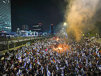"Парализующий протест" в Тель-Авиве после отставки министра обороны. Фоторепортаж