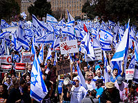 У Кнессета более 100 тысяч демонстрантов. Хроника "парализующего протеста" в Израиле, 27 марта 2023 года