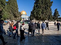Восхождения накануне Песаха: полиция сопровождает евреев на Храмовой горе
