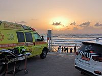 Около тель-авивского пляжа во время купания захлебнулся и умер молодой мужчина