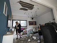 После падения ракеты на крышу частного дома в Сдероте