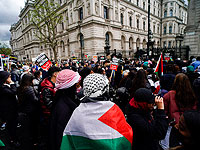 Пропалестинская демонстрация у посольства Израиля в Лондоне: "Мы требуем санкций"
