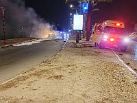 Взрыв автомобиля в Лоде, двое пострадавших в тяжелом состоянии