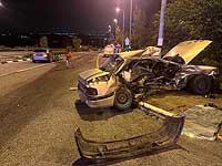В результате столкновения двух машин в районе Кирьят-Тивона погиб водитель