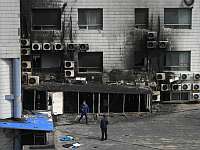 Пожар в пекинской больнице, десятки погибших