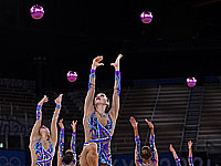 Этап Кубка мира по художественной гимнастике в Баку. Израильтянки завоевали золотую медаль