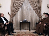 В Бейруте прошла встреча лидера "Хизбаллы" и главы МИД Ирана