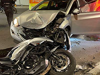 В Кармиэле автомобиль сбил мотоциклиста