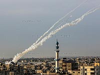 Сигнал тревоги, предупреждающий о ракетных обстрелах, в Ашкелоне и в "Отеф Газа"