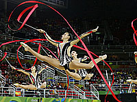 Чемпионат Европы по художественной гимнастике. сборная Израиля завоевала серебряную медаль