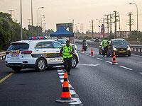 Возле Латруна перекрыто шоссе номер 1 из-за горящего грузовика