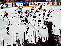 Сенсация чемпионата мира по хоккею. Латвийцы в овертайме переиграли американцев и завоевали бронзовые медали