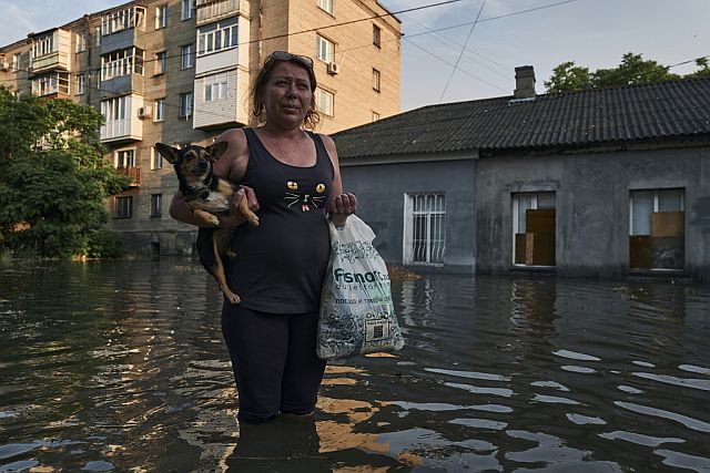 Наводнение в Херсонской области после разрушения Каховской ГЭС. Фоторепортаж