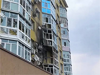 Взрыв в Воронеже: беспилотник врезался в жилой дом