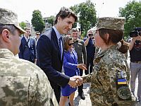 Премьер-министр Канады Джастин Трюдо прибыл в Киев