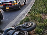 Авария в Иерусалиме, тяжело травмирован мотоциклист