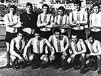 Сборная Аргентины 1966 года. Альфредо Рохас в нижнем ряду посредине