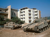 Израильские танки в Тире в 1982 году