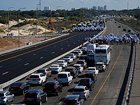 Вновь частично блокированы Прибрежное шоссе и "Аялон", а также улица Каплан в Тель-Авиве