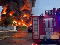Пожар на военном полигоне на востоке Крыма, власти эвакуируют местных жителей