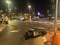 В Холоне в результате ДТП пострадали мотоциклист и его пассажир
