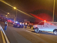 Авария на 20-м шоссе, в районе развязки Хоф а-Шарон