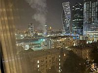 Очередная атака дронов на Москву, беспилотник упал в районе Краснопресненской набережной